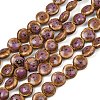 Vintage Style Glazed Porcelain Beads PORC-B002-12-02-1