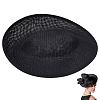 Linen Mini Hat Fascinator Base AJEW-WH0561-32A-1