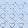 50Pcs 304 Stainless Steel Toggle Clasps STAS-BBC0007-49-6