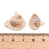 Natural Shell Pendants BSHE-T014-04-3