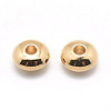 Rondelle Brass Beads KK-E739-07A-2