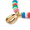 Shell Shape Cubic Zirconia Charm Stretch Bracelets Set for Teen Girl Women BJEW-JB06850-03-13