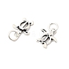 Ocean 925 Sterling Silver Hollow Turtle Charms STER-K188-13AS-2