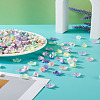  Jewelry 550Pcs 11 Colors Spray Paint ABS Plastic Imitation Pearl Beads MACR-PJ0001-06-27