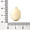 Brass Micro Pave Cubic Zirconia Pendants KK-Q035-16C-G-3