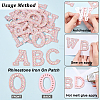  26Pcs Adhesive/Sew on Non-Woven Fabrics Patches DIY-NB0007-06-4