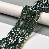 Transparent Electroplate Glass Beads Strands LS-GLAA-F029-4mm-A25-4