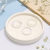 4 Sets 2 Colors Acrylic Finger Rings for Women RJEW-GO0001-23-3