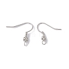 Brass Round Beaded Earring Hooks LS-KK-G438-01P-2