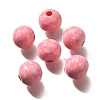 Valentine's Day Element Printed Wood Beads WOOD-R002-01-38-1