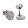 304 Stainless Steel Stud Earring Findings X-STAS-Z021-A-01P-2