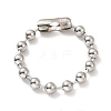 304 Stainless Steel Ball Chain Necklace & Bracelet Set STAS-D181-02P-02D-3