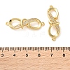 Rack Plating Brass Micro Pave Cubic Zirconia Infinity Connector Charms KK-C084-23B-G-3