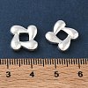 Brass European Beads KK-CBAFC6C-04S-3