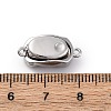 Rectangle Brass Box Clasps KK-P291-48P-02-3