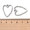 304 Stainless Steel Pendants STAS-L022-554P-3