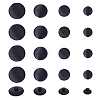40Pcs 4 Styles 1-Hole Plastic Buttons BUTT-DC0001-04-1