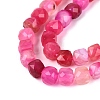 Natural Banded Agate/Striped Agate Beads Strands G-S359-374B-4