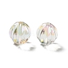 Two Tone UV Plating Rainbow Iridescent Acrylic Beads LS-TACR-D010-05E-2