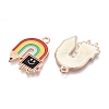 Alloy Enamel Pendants ENAM-Q004-01KCG-05-2