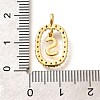 Brass Micro Pave Cubic Zirconia Pendants ZIRC-P123-01G-S02-3