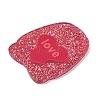 Valentine's Day Printed Opaque Acrylic Pendants FIND-D283-11J-2