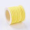 3x1.5mm Yellow Flat Faux Suede Cord X-LW-R003-38-3