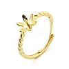 Flower Brass Adjustable Ring Settings LS-KK-G527-01D-G-1