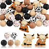 49Pcs Food Grade Eco-Friendly Silicone Beads SIL-YW0001-86-1
