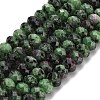 Natural Ruby in Zoisite Beads Strands G-Z111-A51-3