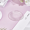 1Pc Round Glass Coaster AJEW-LP0006-86B-1