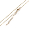 Alloy Rhinestone Pendant Necklaces NJEW-H306-A10-G-5