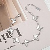 304 Stainless Steel Link Bracelets for Women BJEW-Q041-01C-P-1