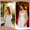 Polyester Detachable Mesh Puff Sleeves AJEW-WH0485-43A-4