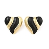 PVD Vacuum Plating Golden 304 Stainless Steel Stud Earrings for Women EJEW-Z068-07G-2