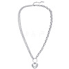 Alloy Pendant Necklaces WG28BBE-10-1