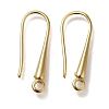 Brass Earring Hooks X-KK-H502-15G-1
