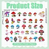 37Pcs Mushroom Embroidered Cloth Patch PATC-WR0001-31-2