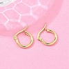 Ion Plating(IP) 304 Stainless Steel Hoop Earrings EJEW-N0016-11G-A-2