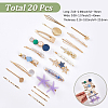 Zinc Alloy Alligator Hair Clips PHAR-SP0001-07-2