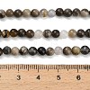 Natural Volcanic Agate Beads Strands G-G305-A01-4mm-5