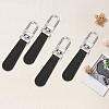 8Pcs PU Leather Zipper Pulls for Handbags Luggage and Jacket FIND-CL0002-09B-7