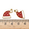 304 Stainless Steel Enamel Pendants STAS-L300-012G-15-3