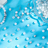 300Pcs 6 Colors Baking Paint & Spray Painted Crackle Glass Round Beads DGLA-LT0001-08-7