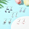 DIY Natural Gemstone Dangle Earrings Kits DIY-FS0006-91-10