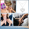 3Pcs 3 Styles 925 Sterling Silver Chain Extender STER-BC0002-50-6