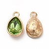 Faceted Glass Rhinestone Pendants GLAA-I051-A18-1