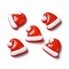 Christmas Opaque Resin Cabochons LS-RESI-K019-27-1