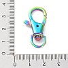 Ion Plating(IP) 304 Stainless Steel Swivel Lobster Claw Clasps STAS-I117-01M-3