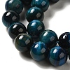 Dyed Natural Tiger Eye Beads Strands G-G102-A02-04-4